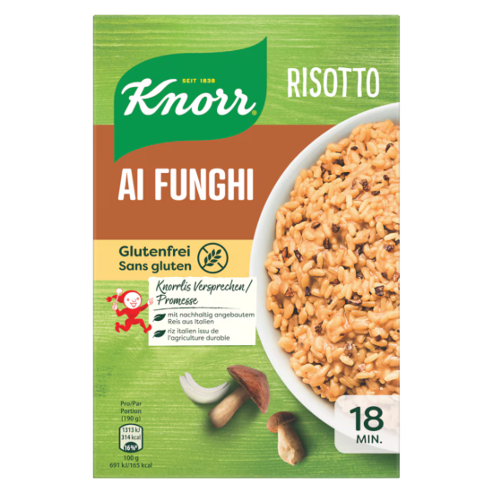 Mushroom Risotto Knorr gluten-free